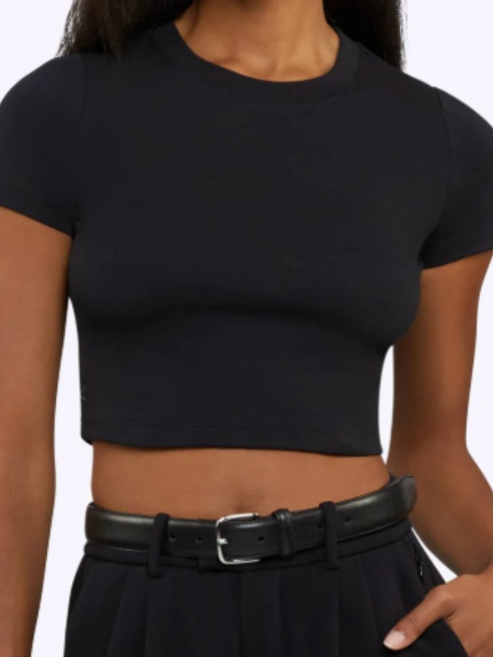 Cuts Tomboy Tee Cropped